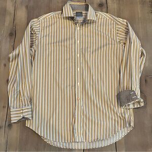 Thomas Dean Striped Men's Shirt